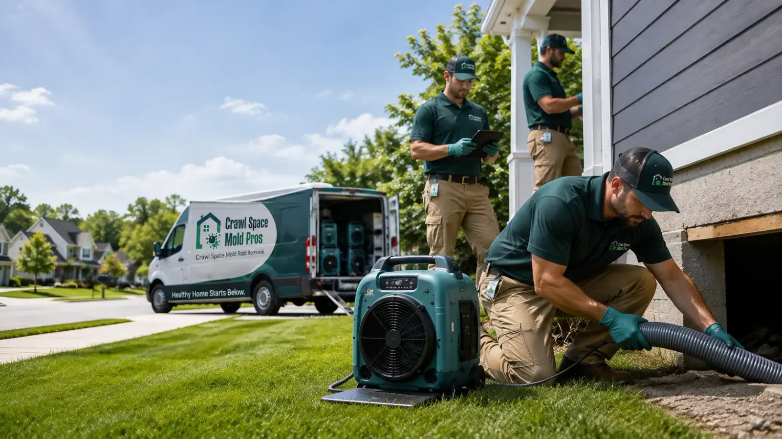 Crawl Space Mold Removal in Blossburg, PA